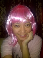 With my pink hair. Hihi. (Oct.'12)